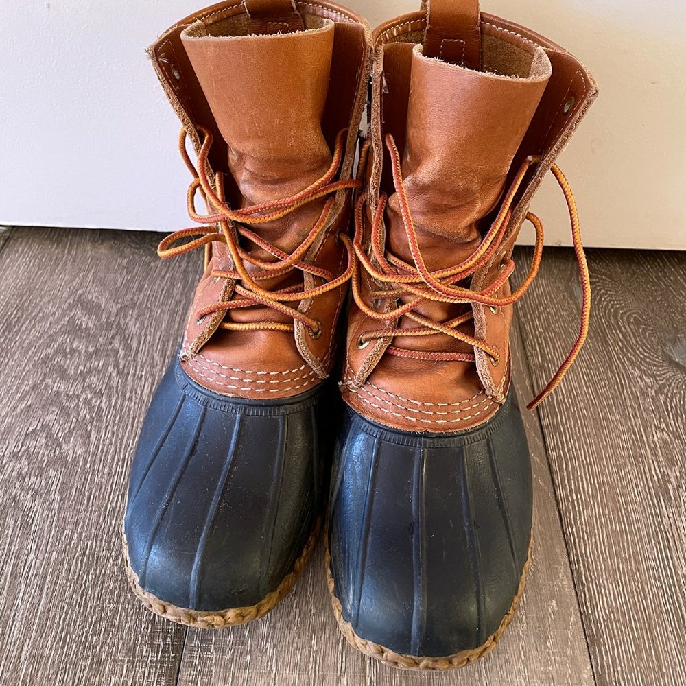 Blue LL Bean Duck Boots